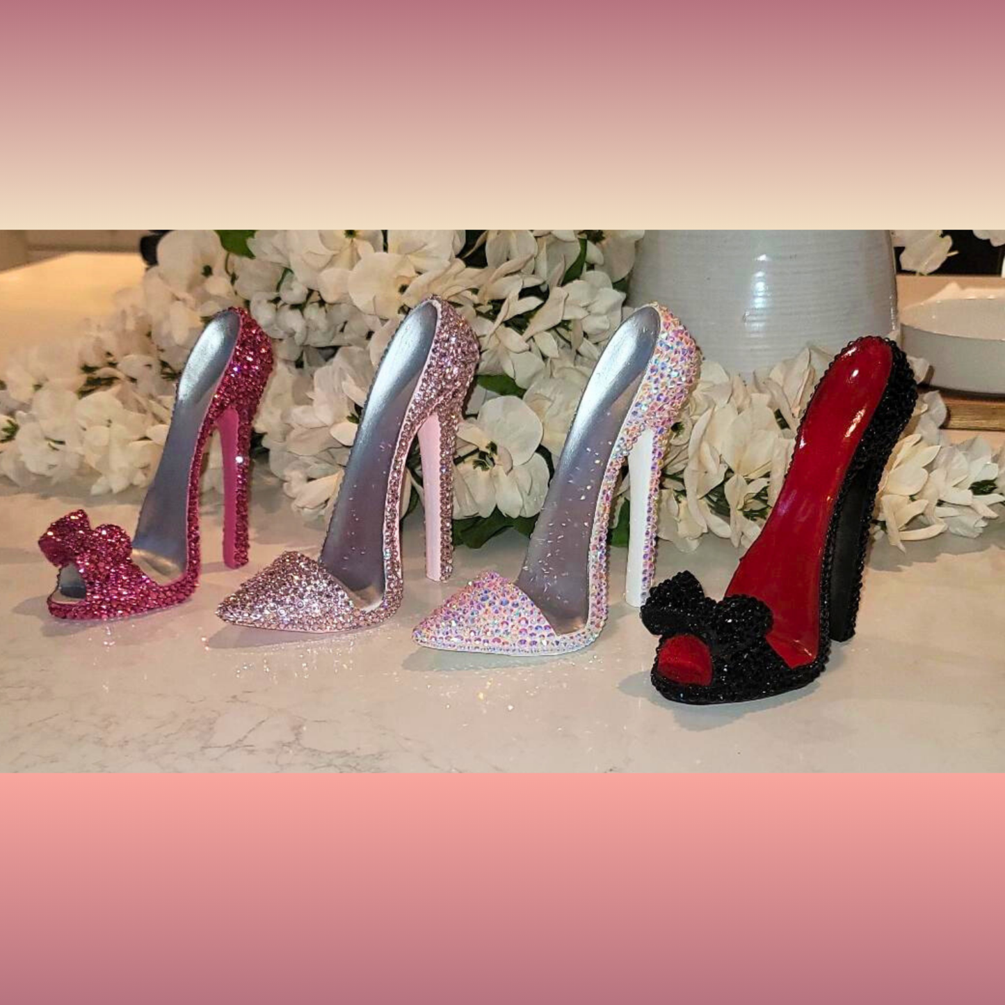 Blinged Heel Phone Holders