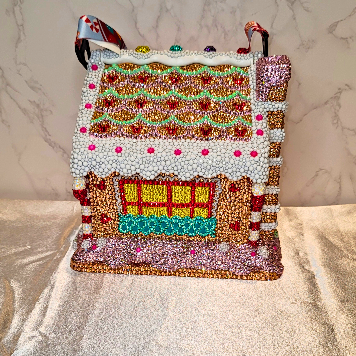 Blinged Disney Gingerbread House Popcorn Bucket