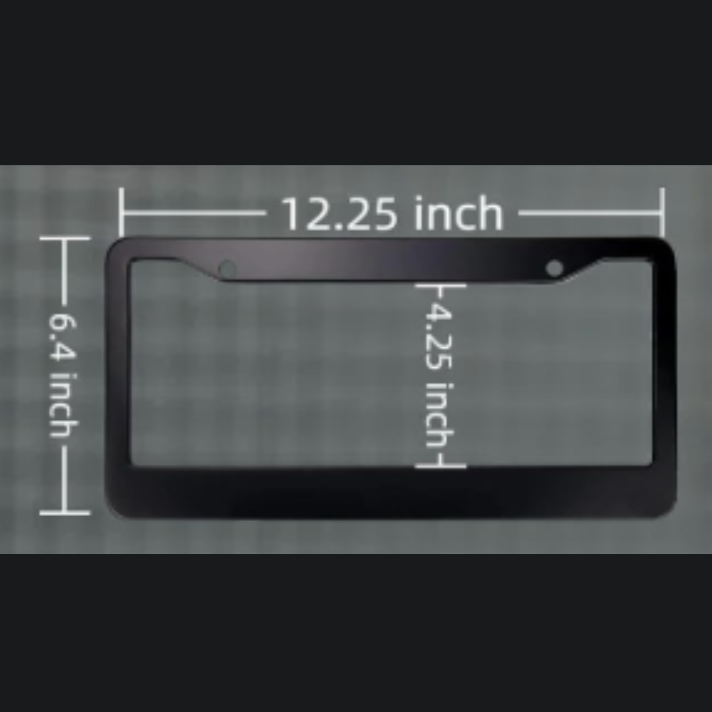 Bling License Plate Frame