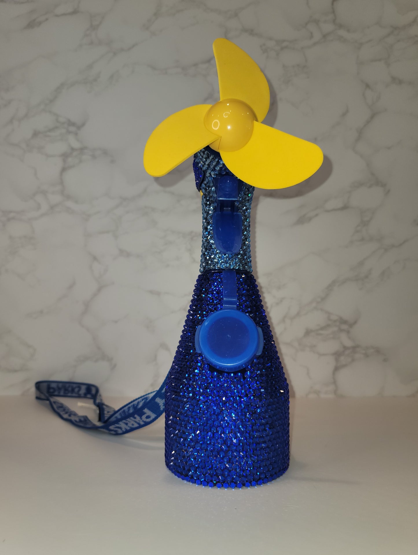 Bling Misting Rhinestone Fan