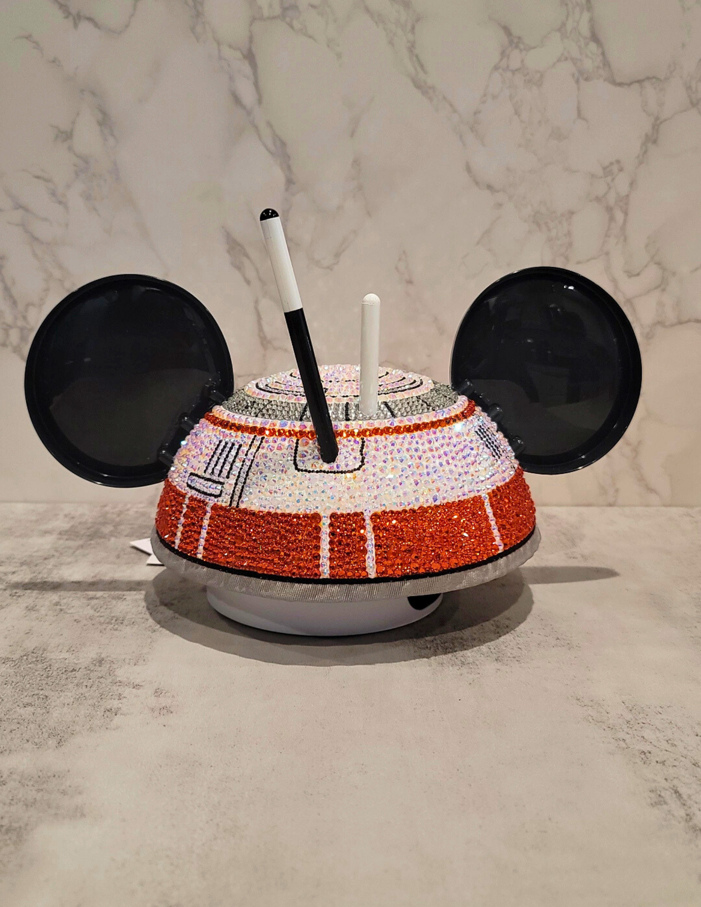 BB8 Mickey Blinged Ears