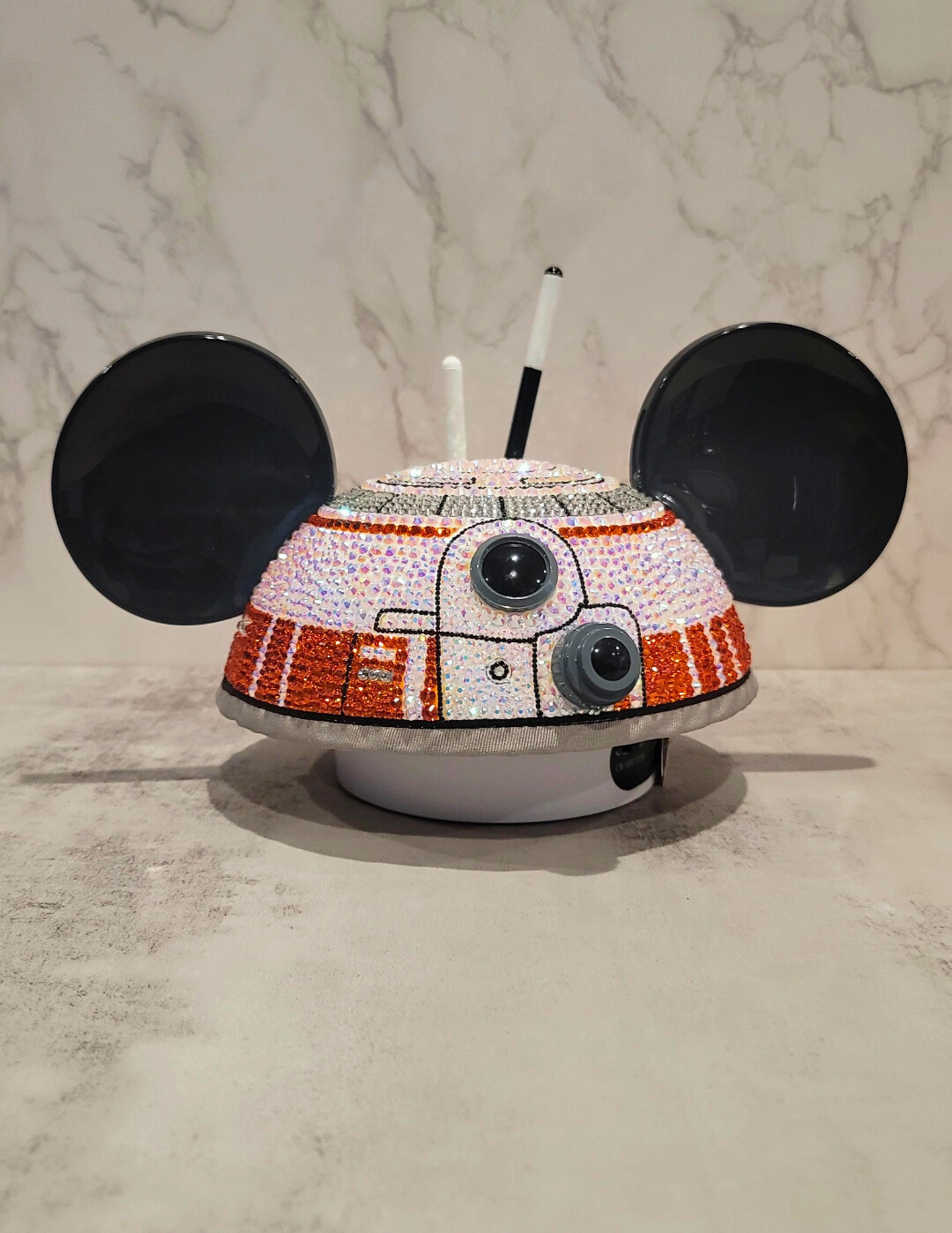BB8 Mickey Blinged Ears