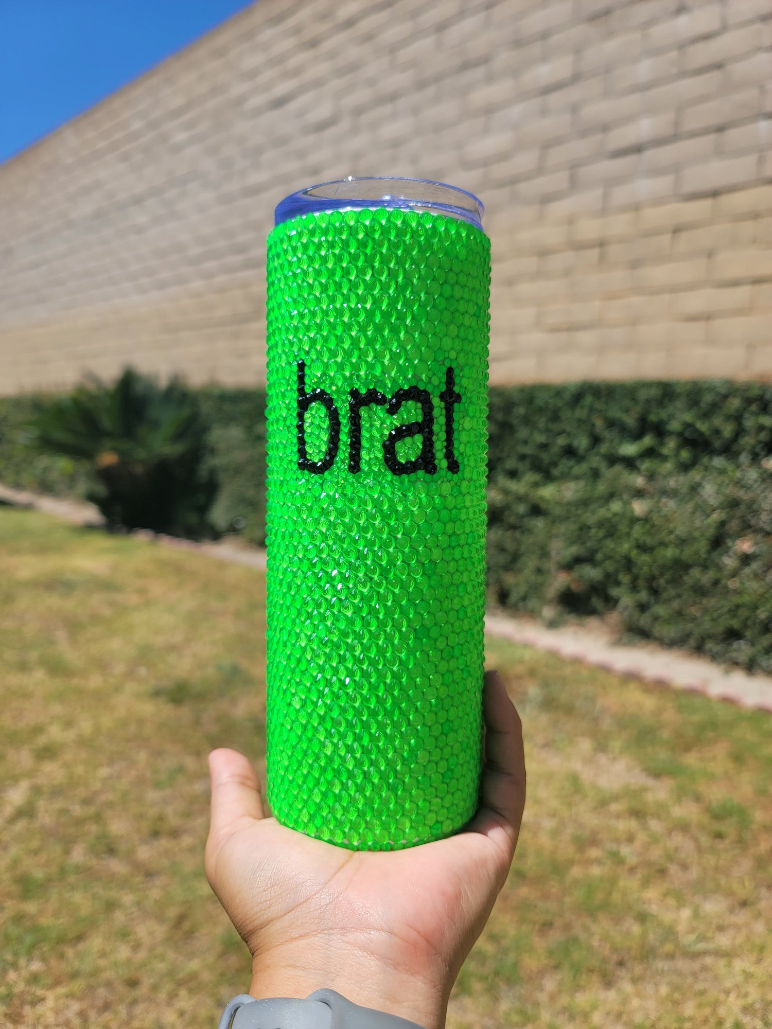 Neon Green Summer Tumbler
