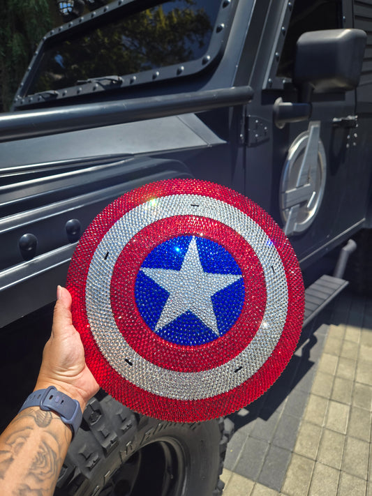 Blinged Captain America Sipper Cup
