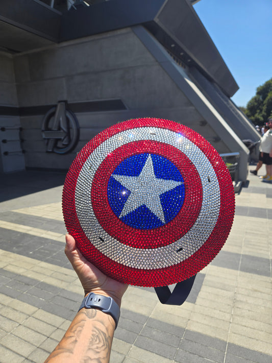 Blinged Captain America Sipper Cup
