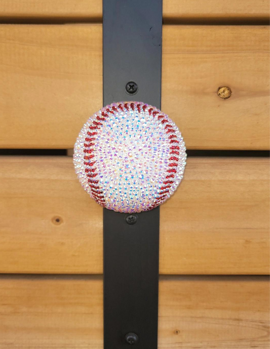 Blinged Baseball Bottle Opener