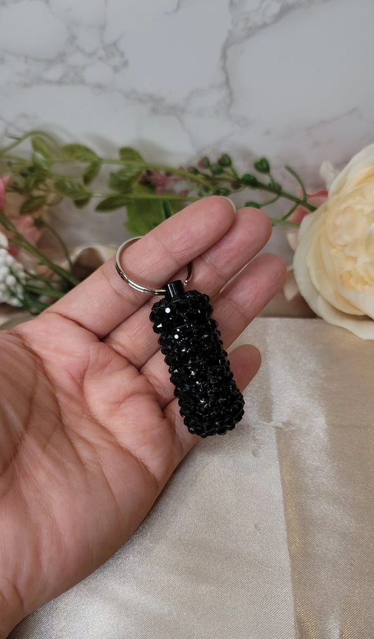 Bling Pill Keychain Container