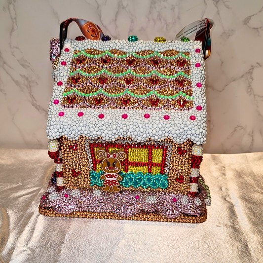Blinged Disney Gingerbread House Popcorn Bucket