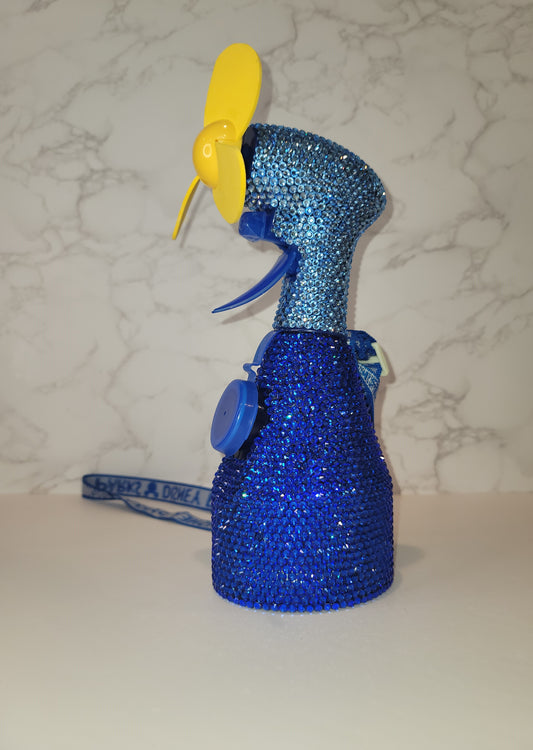 Bling Misting Rhinestone Fan