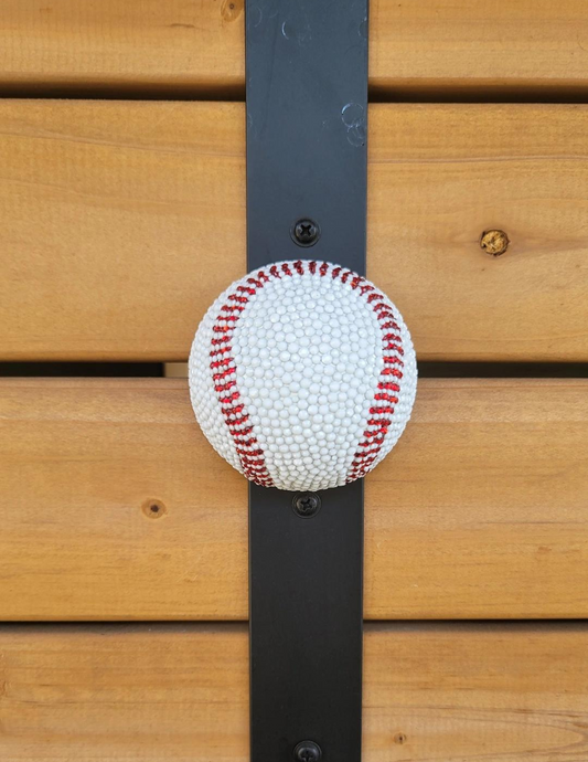 Blinged Baseball Bottle Opener